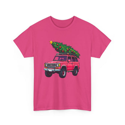 Pink SUV Christmas Tree Tee