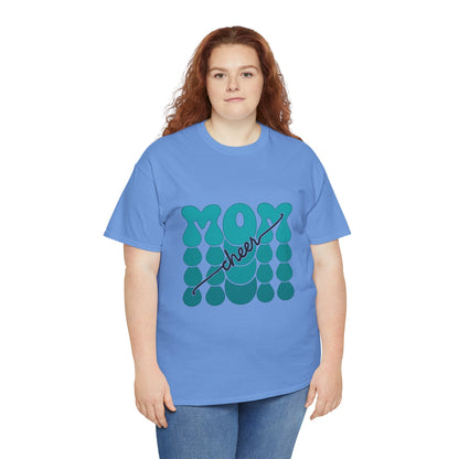 MOM Cheer – Turquoise Spirit Tee