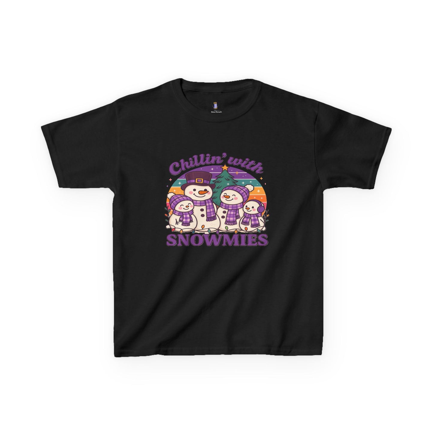 Kids Snowman Tee, Fun Winter T-Shirt, Holiday Gift for Kids, Christmas Apparel, Cute Snowmies Design, Cozy Cotton Tee