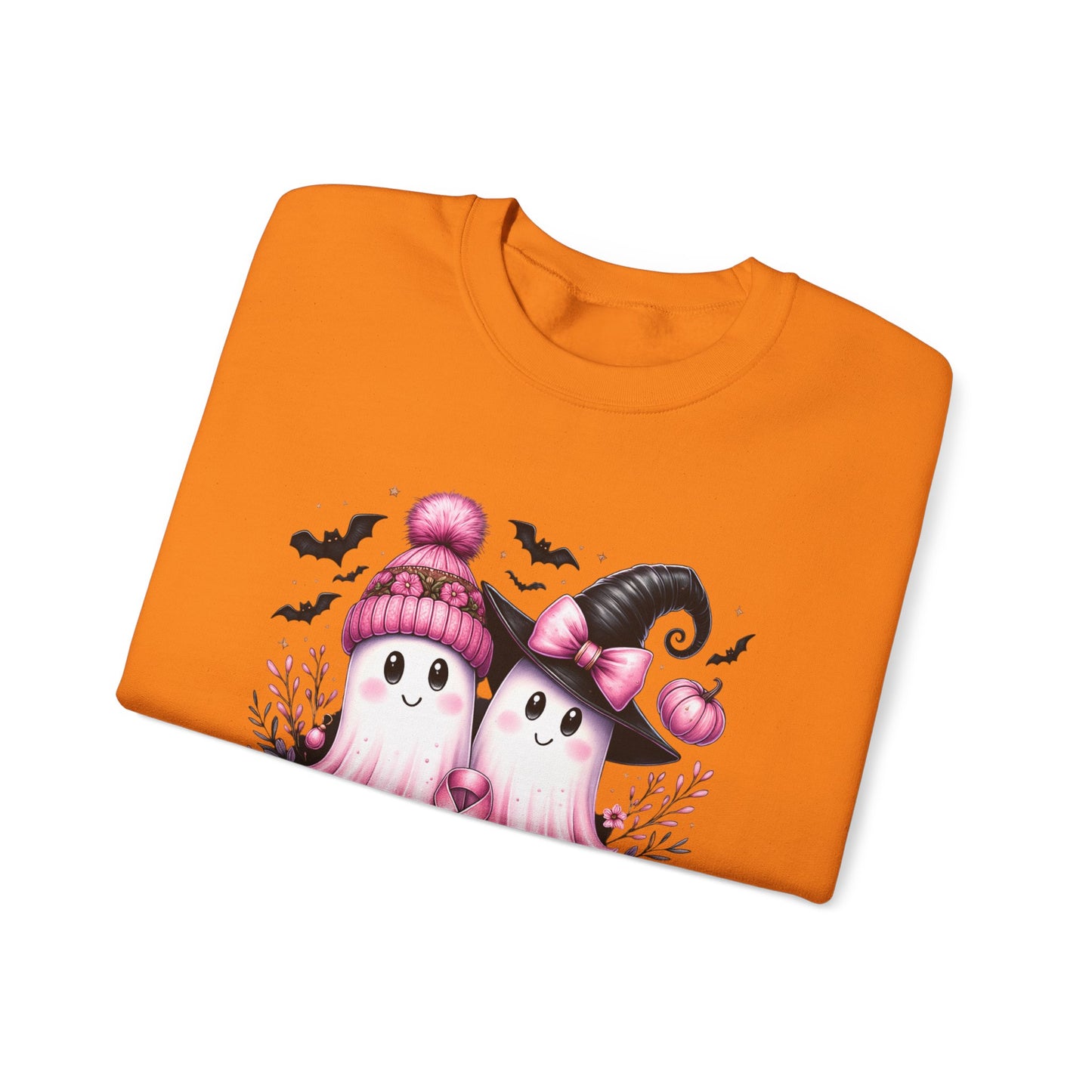 Boo-tiful Breast Cancer Awareness Halloween Crewneck