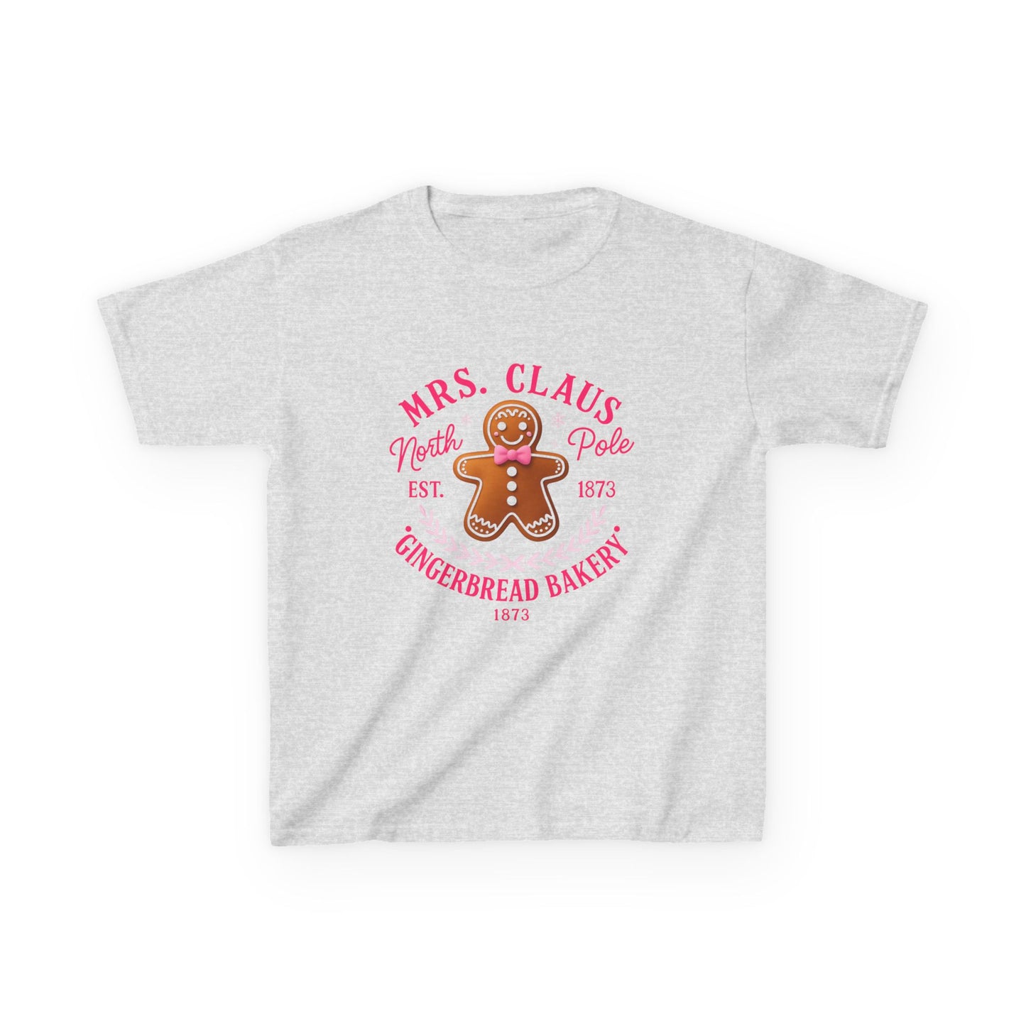 Mrs. Claus' Gingerbread Bakery Dino Tee - Kids Christmas