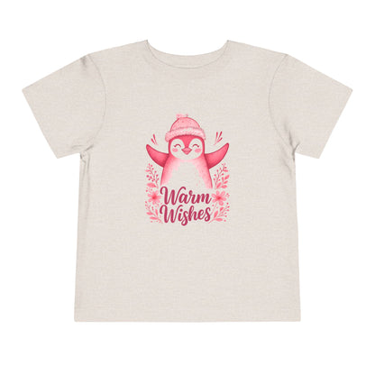 Warm Wishes Penguin Toddler Christmas Tee