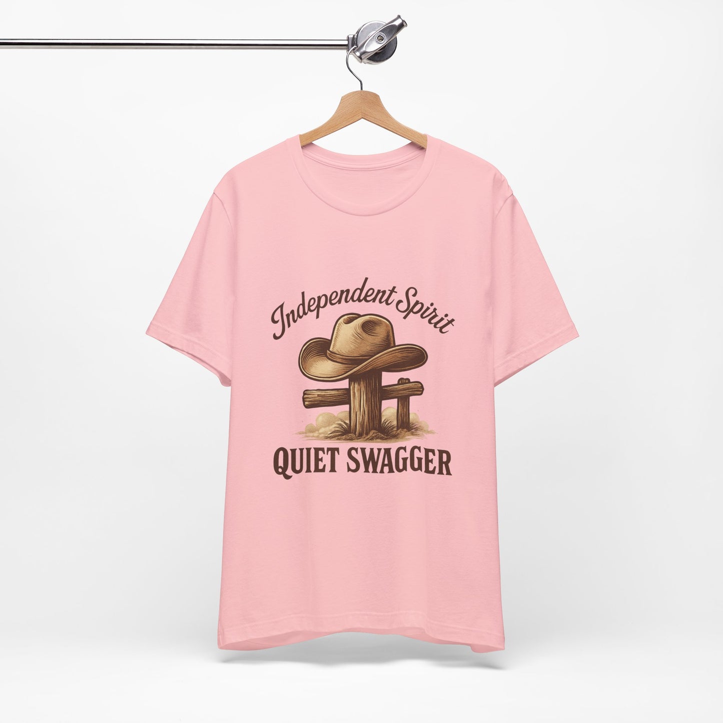 Quiet Swagger Cowboy Tee — Independent Spirit Western T-Shirt