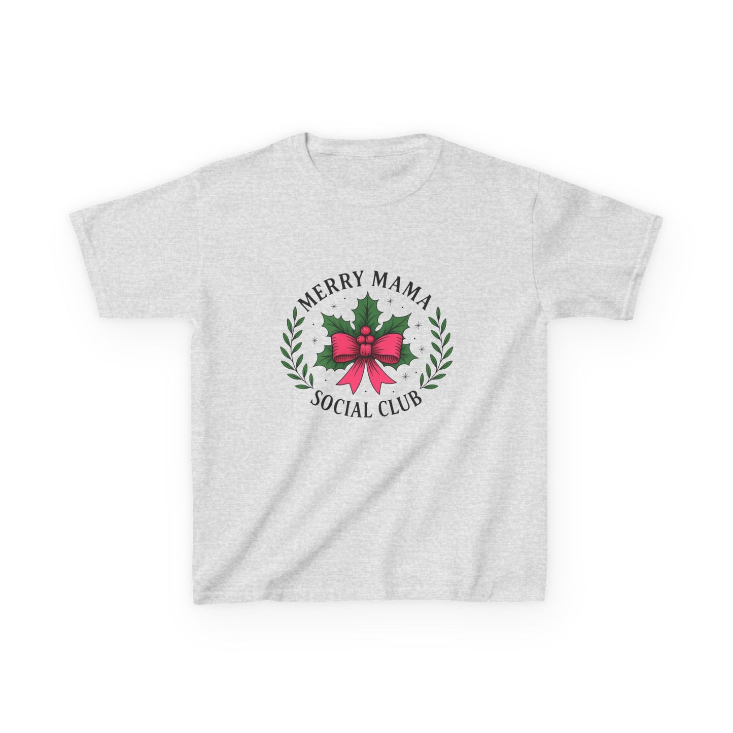 Merry Mama Social Club Dino Christmas Tee