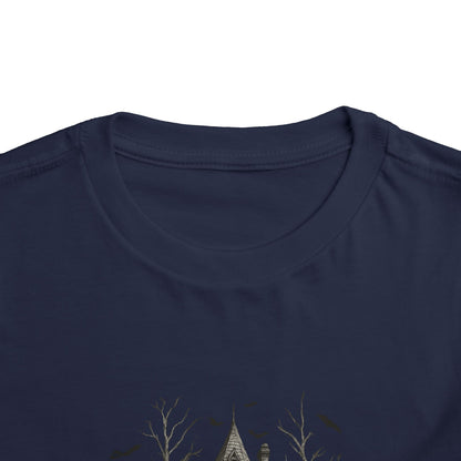 Spooky Halloween House Toddler Christmas Tee