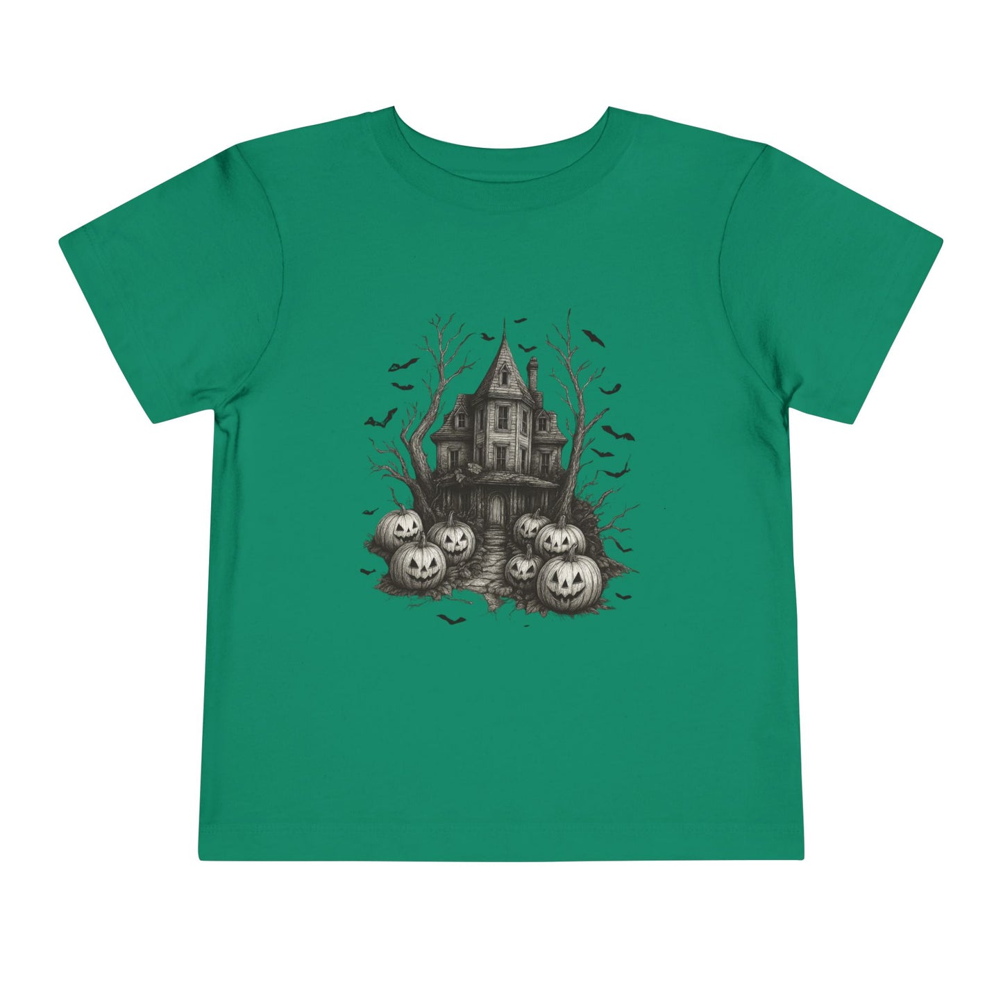 Spooky Halloween House Toddler Christmas Tee