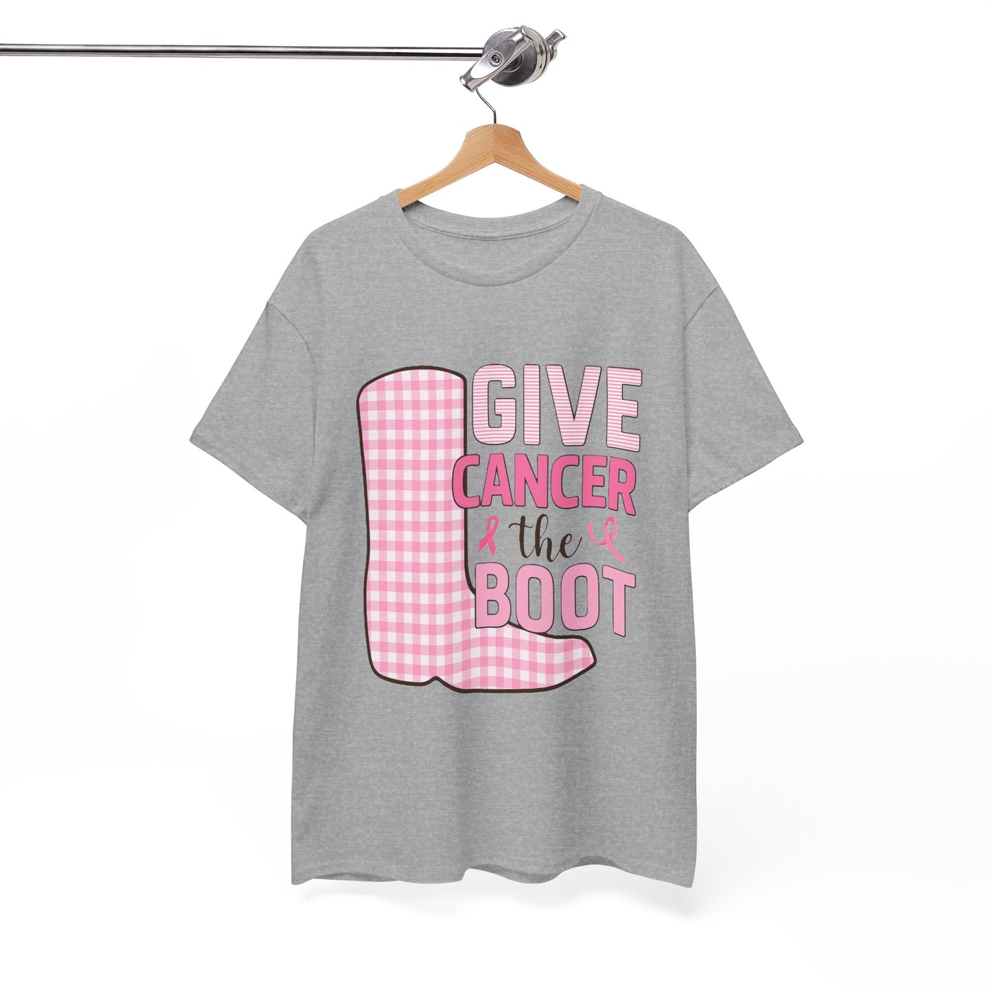 Give Cancer the Boot - Breast Cancer Awareness Tee