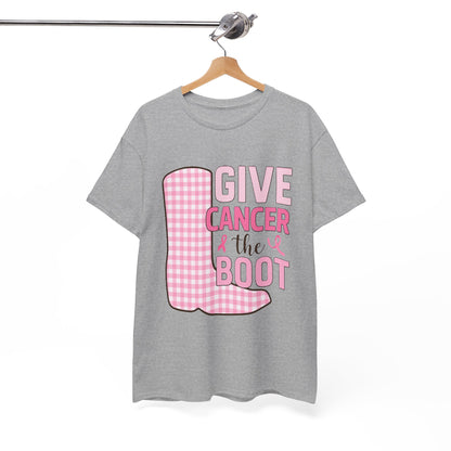 Give Cancer the Boot - Breast Cancer Awareness Tee