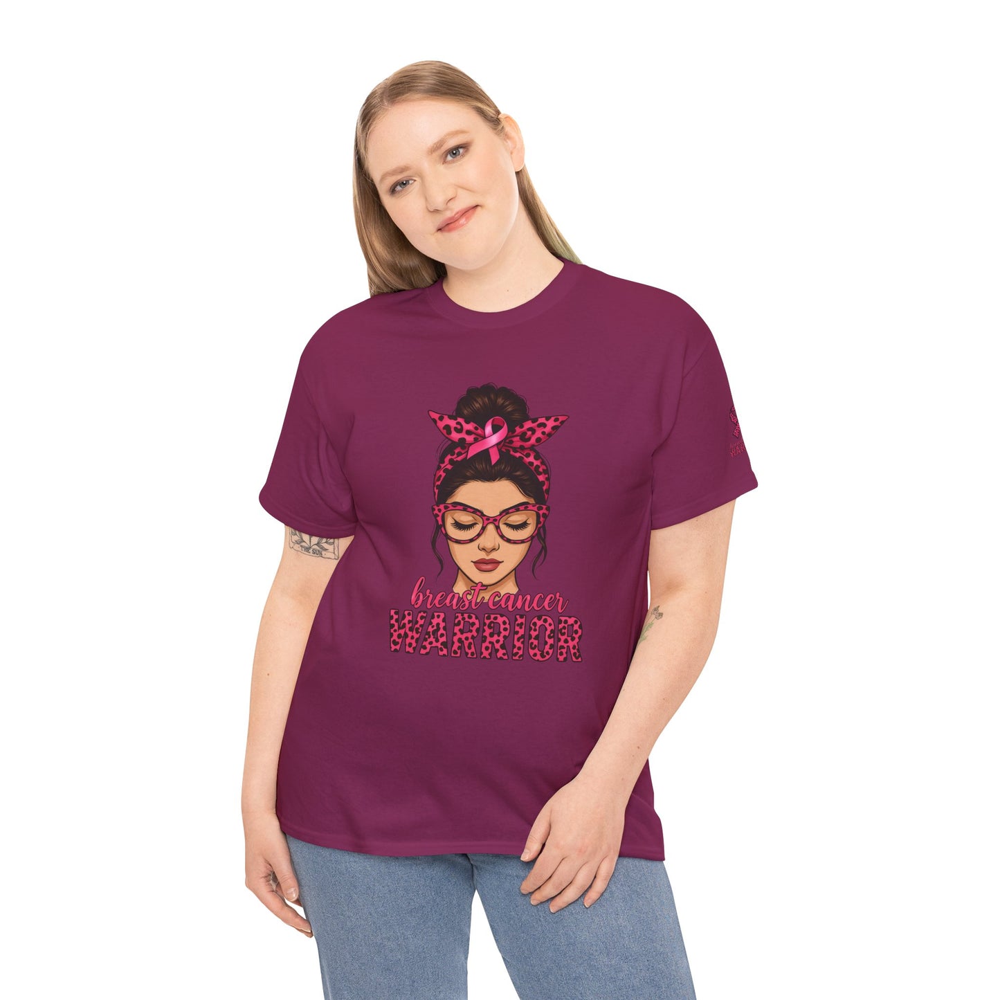 Breast Cancer Warrior Tee, Inspirational T-Shirt for Survivors, Supportive Gift for Cancer Awareness Events, Unisex Cotton Top, [...]