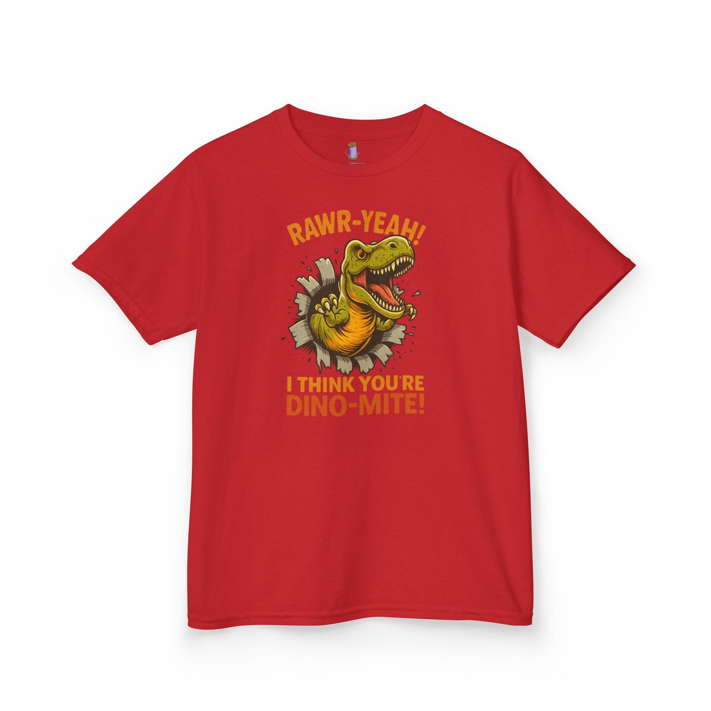 Dino-Mite Kids Tee - Fun Dinosaur T-Shirt for Boys and Girls, Perfect for Birthdays, Everyday Play, Dinosaur Lovers, Casual Wear