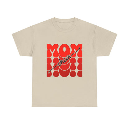 Retro Mom Cheer Tee – Bold Support & Spirit Shirt
