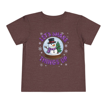 Shake Things Up! Snowman Christmas Toddler Tee