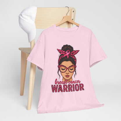 Breast Cancer Warrior Tee - Pink Ribbon Support