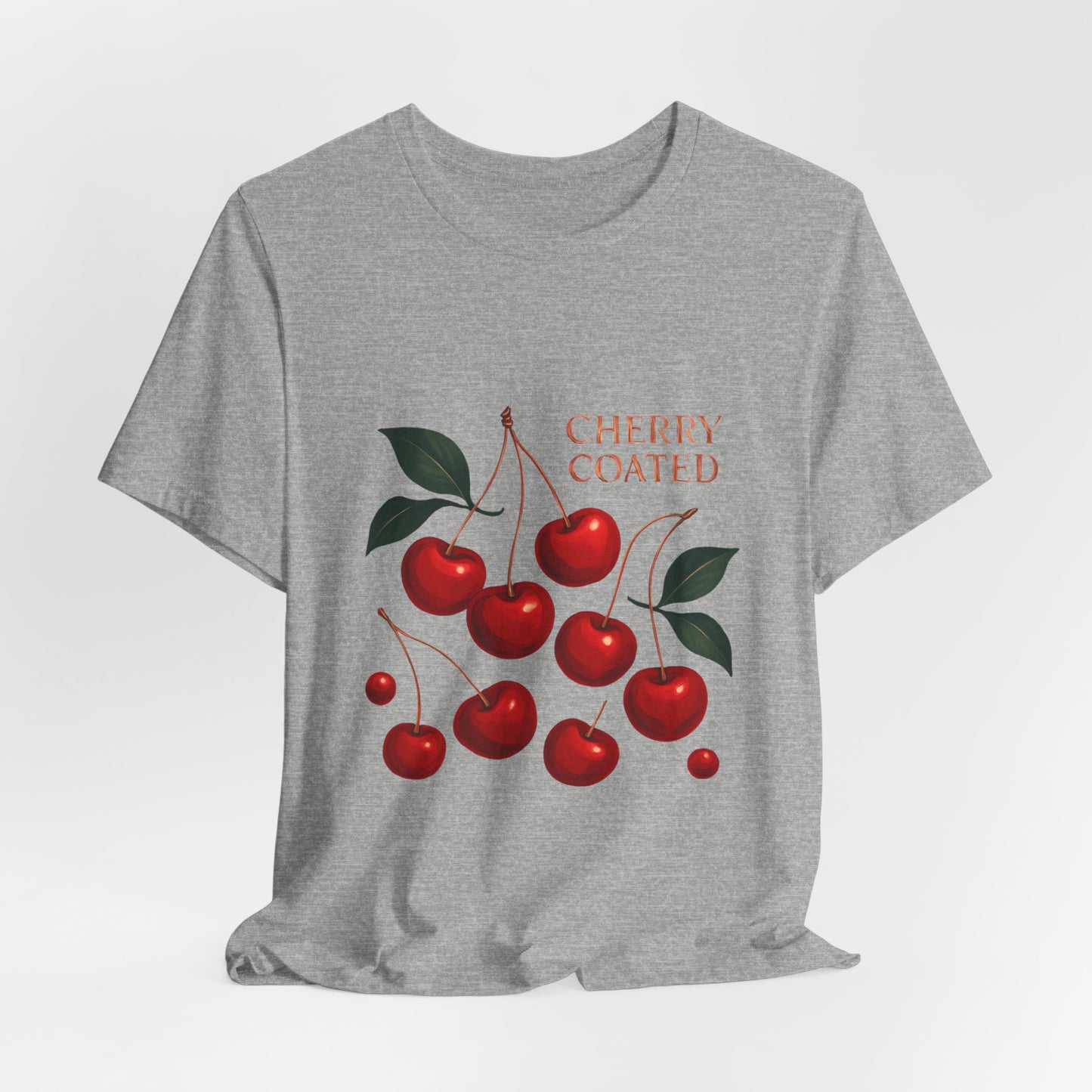 Cherry Coated Tee — Vintage Cherry Graphic T-Shirt