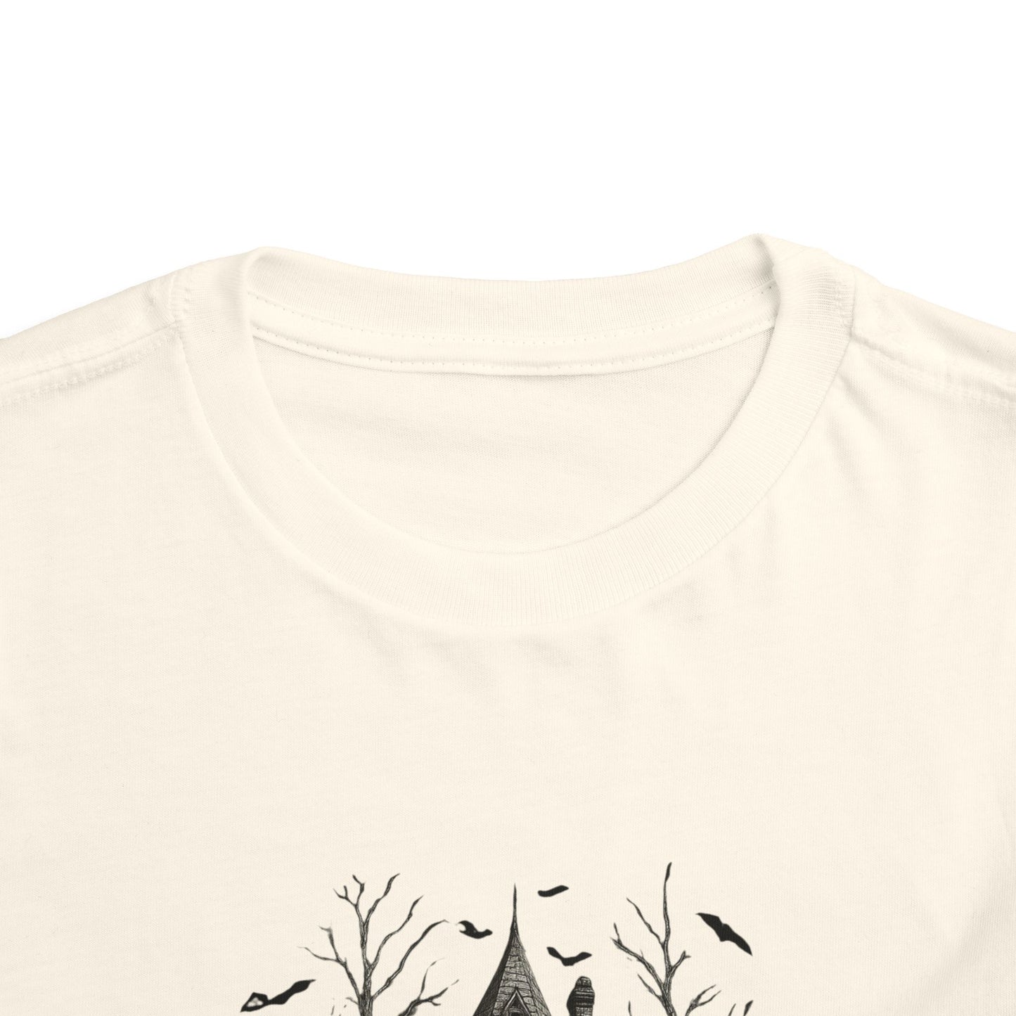 Spooky Halloween House Toddler Christmas Tee