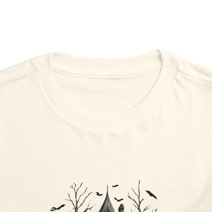 Spooky Halloween House Toddler Christmas Tee