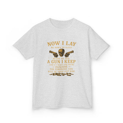 Now I Lay Me Down: Skull & Guns Kids Tee