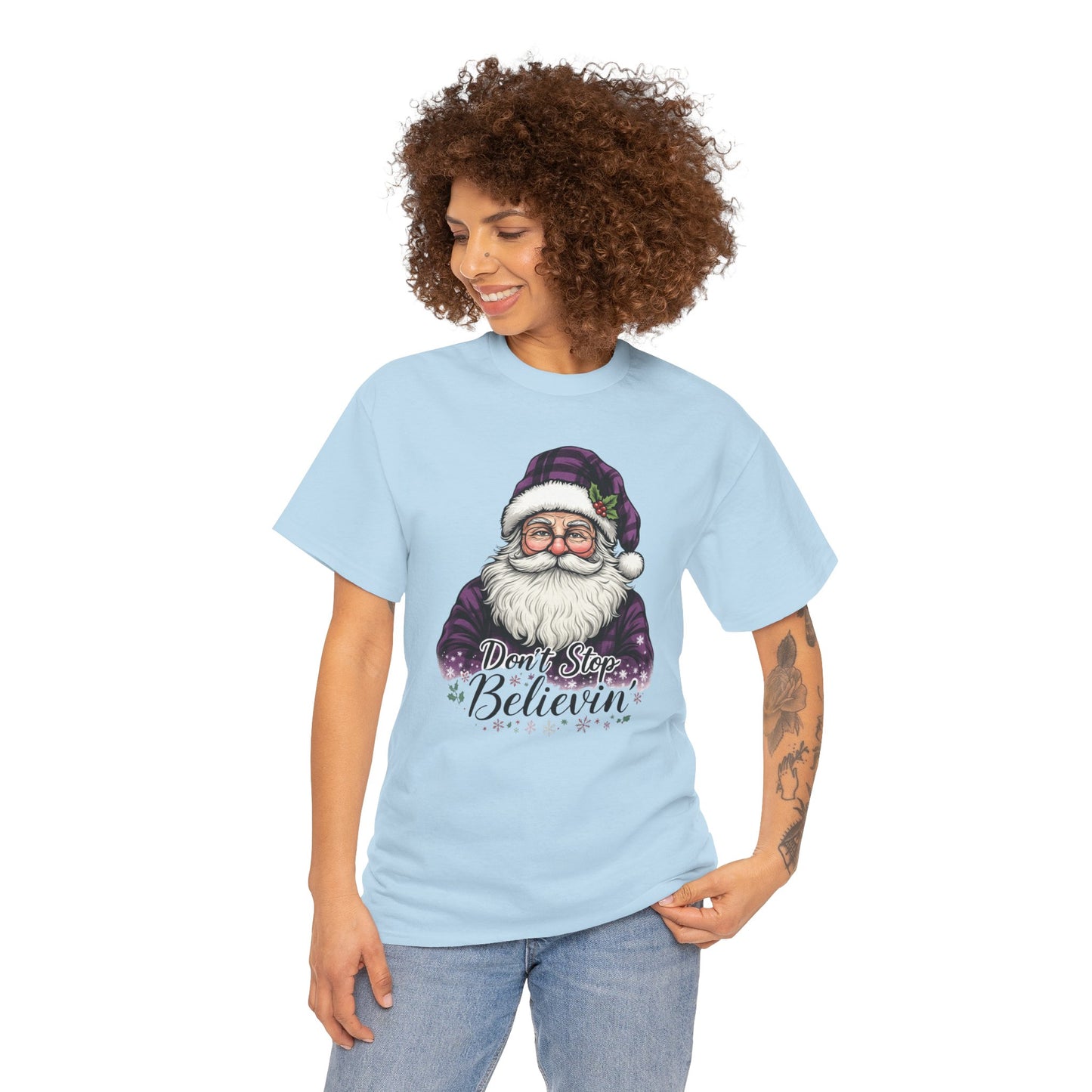 Don't Stop Believin' Santa Tee