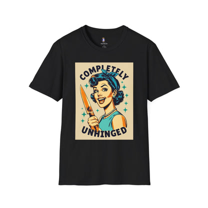 Unhinged Vintage Graphic T-Shirt | Funny Gift, Quirky Style, Unique Statement Tee, Casual Wear, Gift for Friends