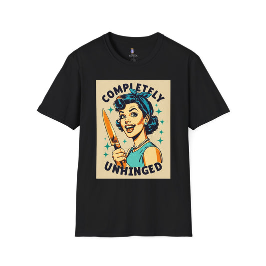 Unhinged Vintage Graphic T-Shirt | Funny Gift, Quirky Style, Unique Statement Tee, Casual Wear, Gift for Friends