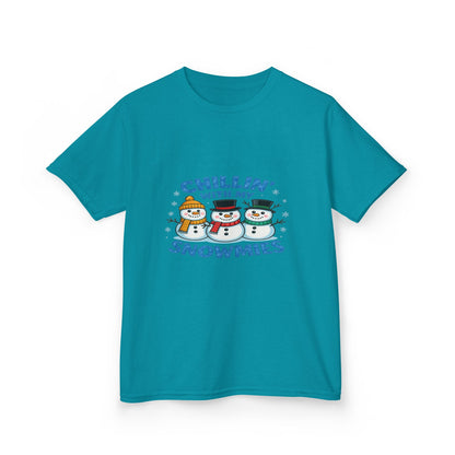 Chillin' with My Snowmies Christmas Tee - Kids Holiday Shirt