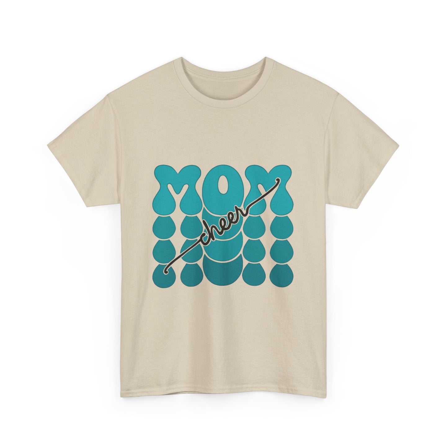 MOM Cheer – Turquoise Spirit Tee