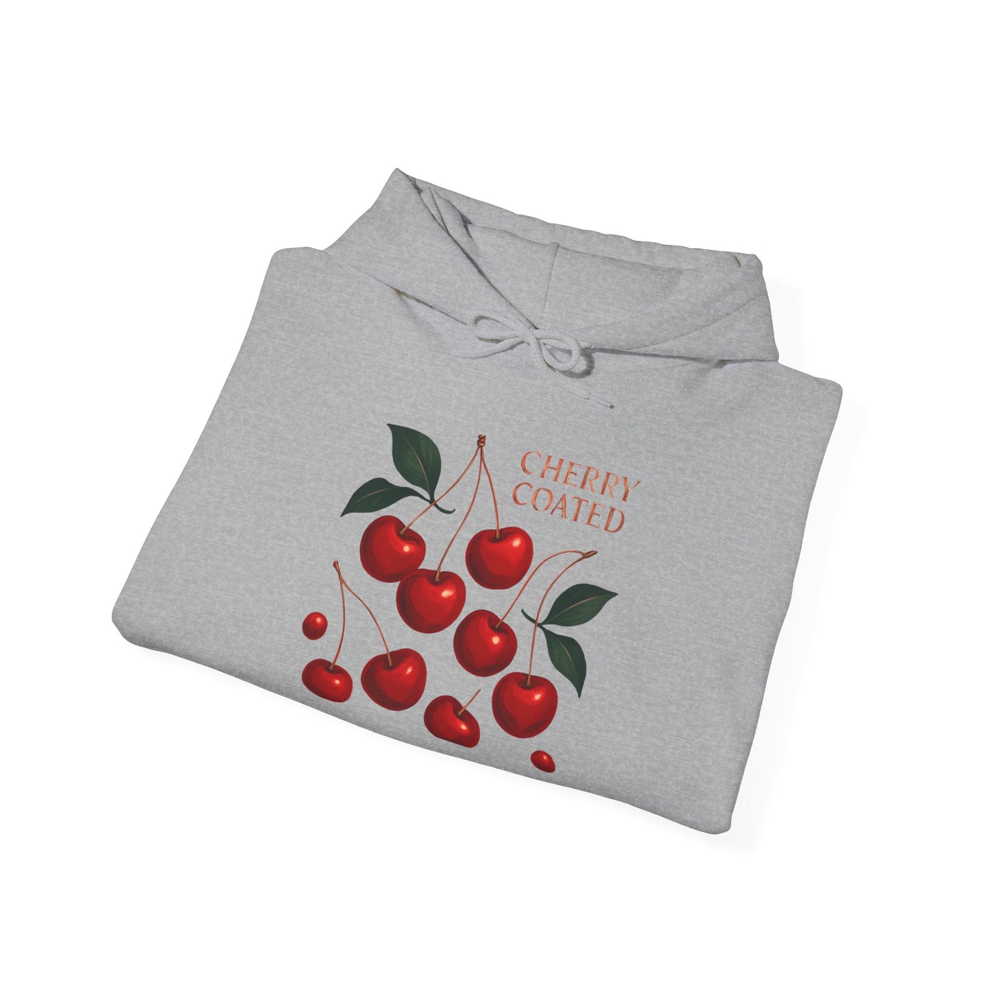 Cherry Cluster Hoodie — "Cherry Coated" Graphic Sweatshirt