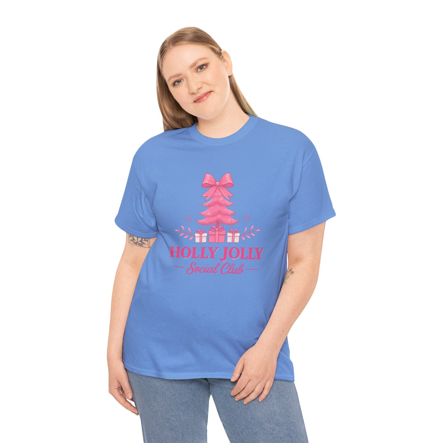 Holly Jolly Pink Tree Tee