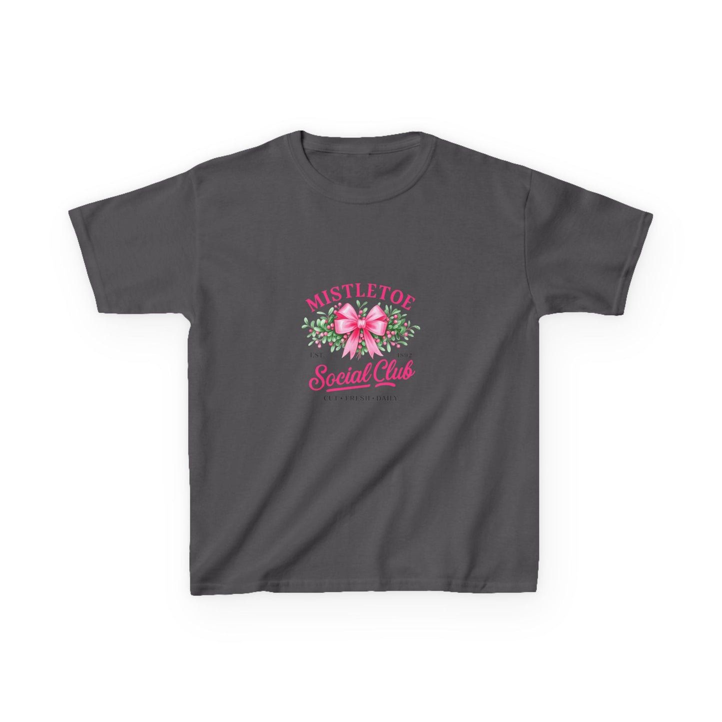 Mistletoe Dino Tee - Christmas Fun for Kids