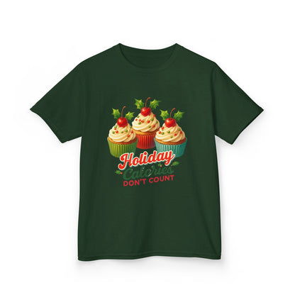 Holiday Cupcake Dino Tee - Christmas Fun!