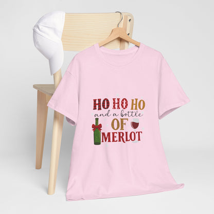 Ho Ho Ho Merlot Christmas Tee