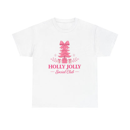 Holly Jolly Pink Tree Tee