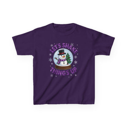OT Snowman Snow Globe Kids Christmas Tee