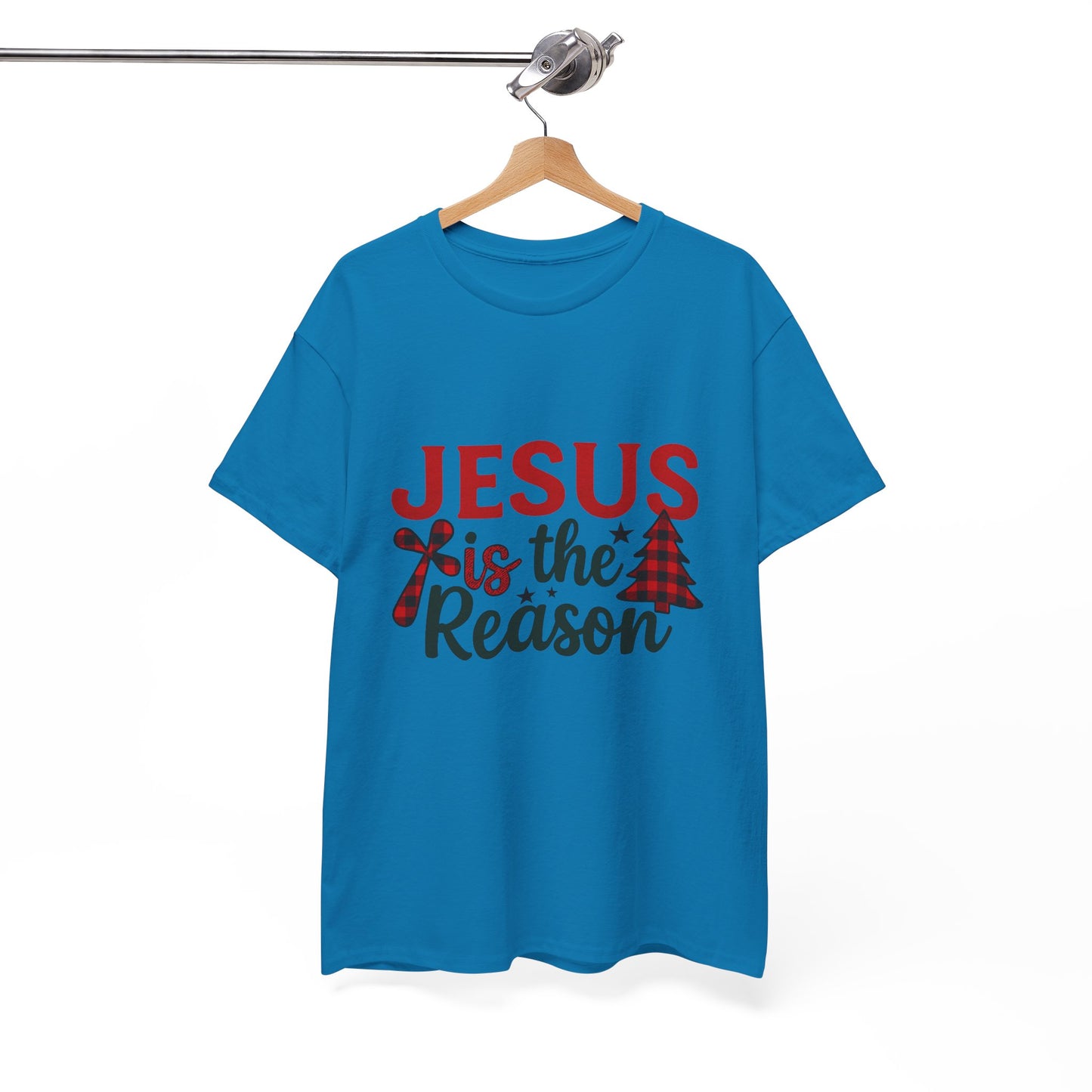 Jesus is the Reason Christmas Tee - Faith-Based Holiday Gift