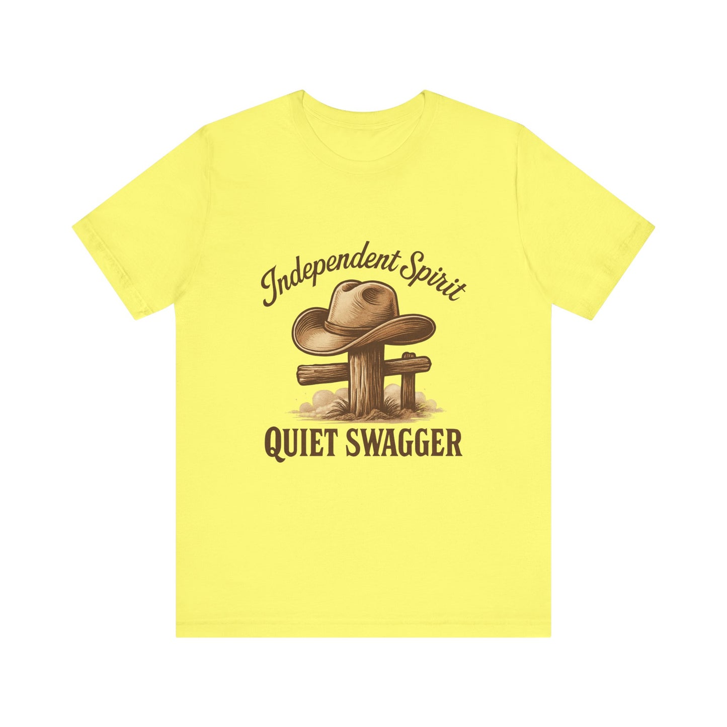 Quiet Swagger Cowboy Tee — Independent Spirit Western T-Shirt