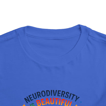 Toddler Tee Neurodiversity Is Beautiful Butterfly Design