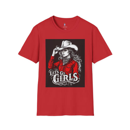 Western Style Graphic Tee, Let's Go Girls T-Shirt, Rodeo Fashion Shirt, Cowgirl Outfit, Country Music Apparel