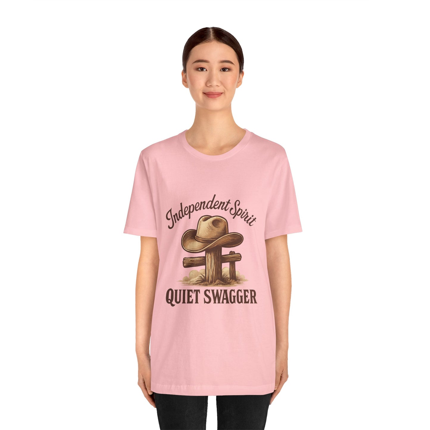 Quiet Swagger Cowboy Tee — Independent Spirit Western T-Shirt