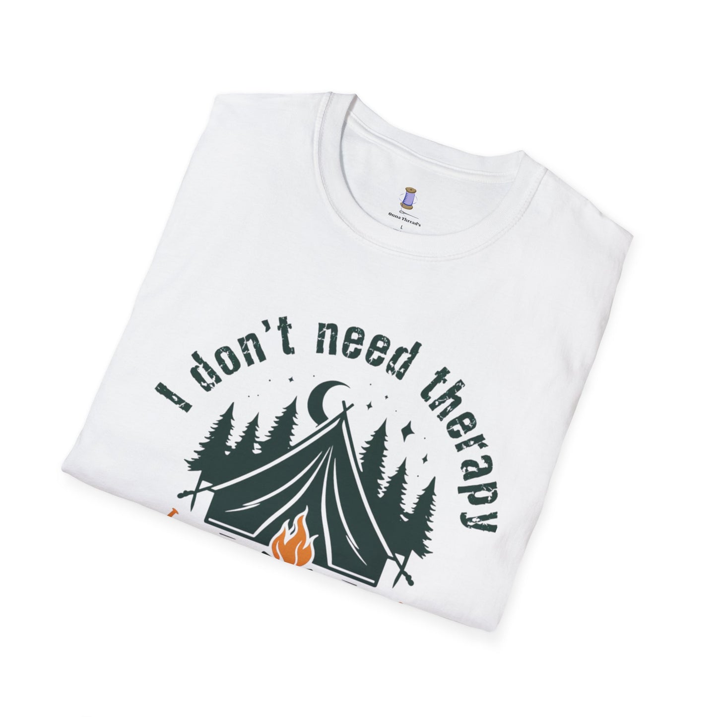 Camping Therapy Unisex T-Shirt | Outdoor Enthusiast Gift | Nature Lover Tee | Adventure Shirt | Camping Apparel