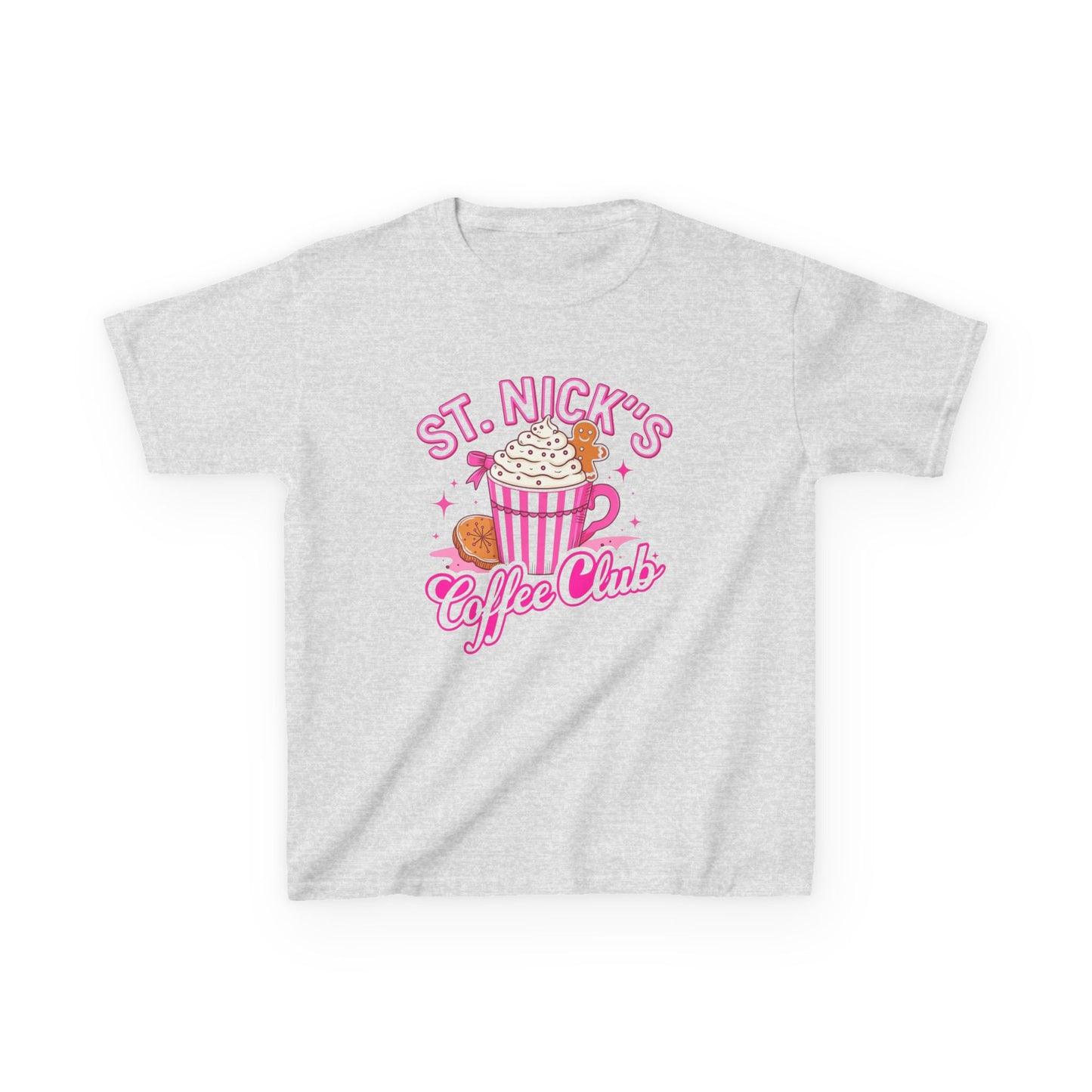 St. Nick's Coffee Club Dinosaur Tee - Holiday Fun!