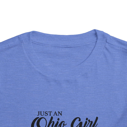 Toddler Tee Ohio Girl in North Carolina World Design Shirt