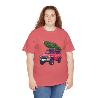 Pink SUV Christmas Tree Tee