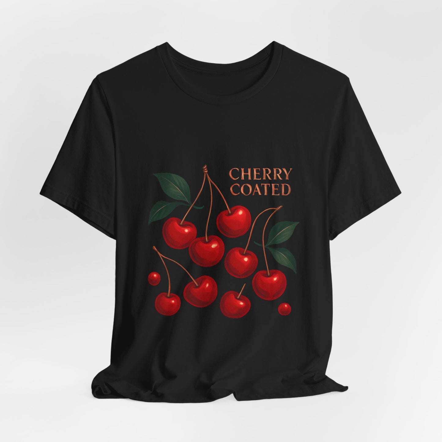 Cherry Coated Tee — Vintage Cherry Graphic T-Shirt