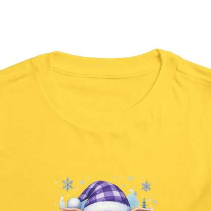 Chillin' Piggy Toddler Christmas Tee