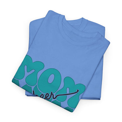 MOM Cheer – Turquoise Spirit Tee