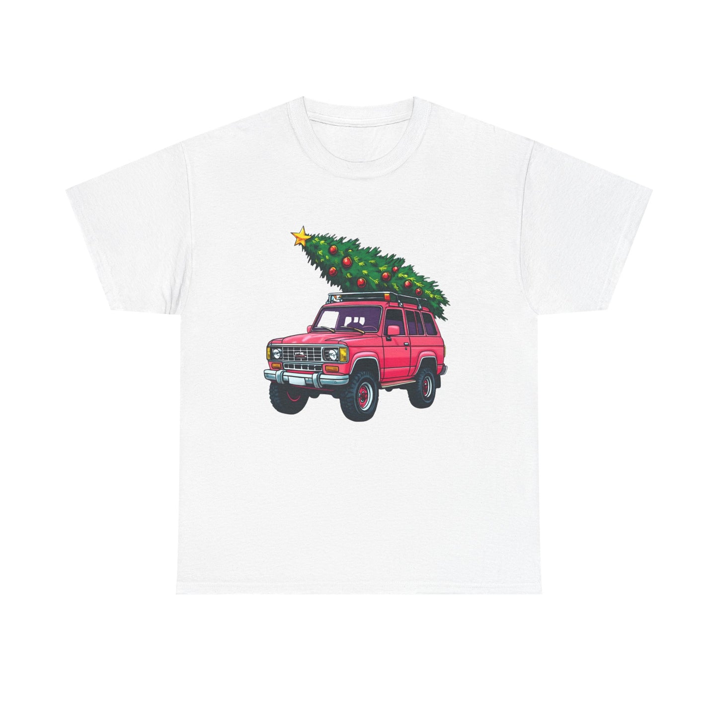 Pink SUV Christmas Tree Tee