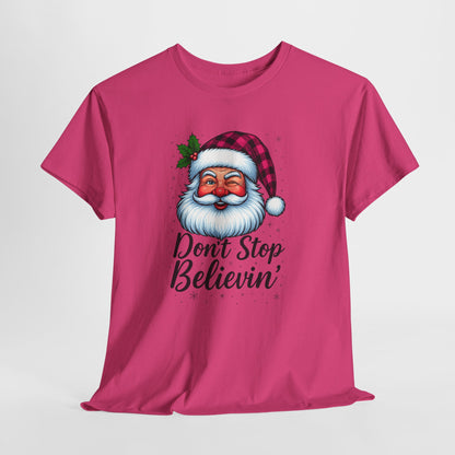 Santa Believin' Pink Holiday Tee