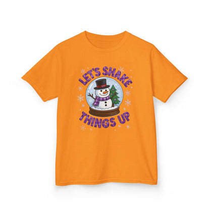 OT Snowman Snow Globe Kids Christmas Tee