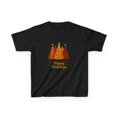 Dino Happy Holidays Tee - Festive Dinosaur Christmas Shirt