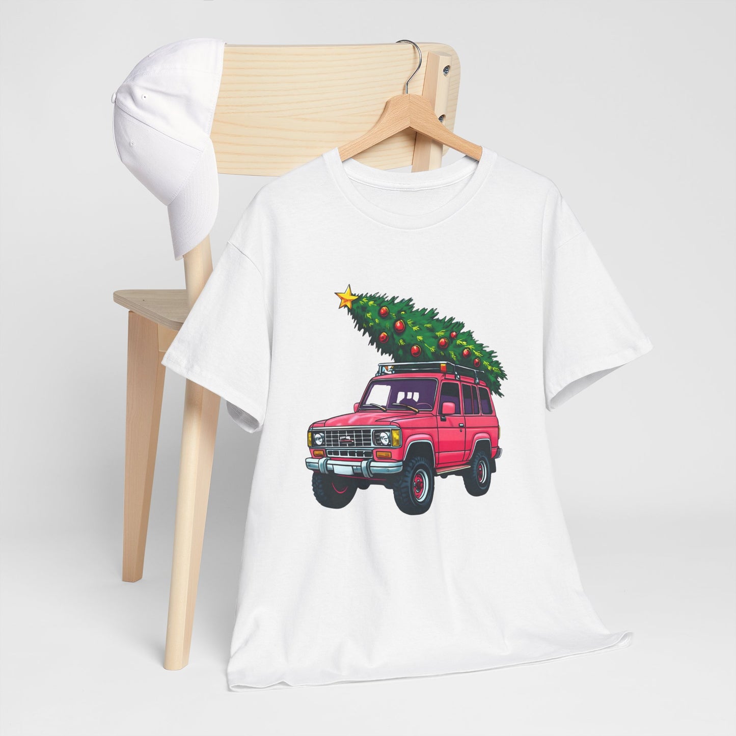 Pink SUV Christmas Tree Tee